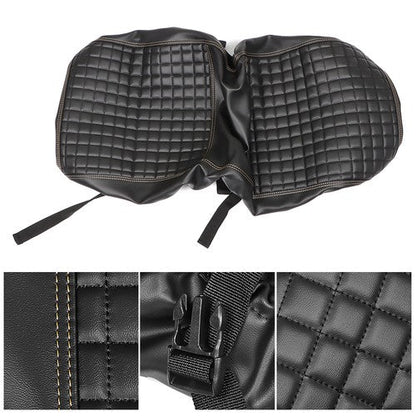 Black Rear Seat Cover Kit Golf Carts For Club Car/E-Z-Go/Yamaha Universal Size