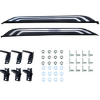 Side Step Bars Running Boards Nerf Bar Aluminum 2PCS for 2019-2024 for Toyota RAV4