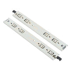 1 Pair of 18" Locking Drawer Slides Full Extension & Lock 150 lb Load Capacity