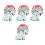 5"X 2" Heavy Duty Casters -Polyurethane Caster with Capacity up to 3200 LBS