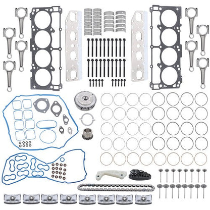 For Dodge Durango 09-15 Engine Rebuild Piston Gasket Rods Timing Kit HS26284PT-1