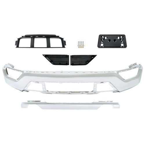 New For Ford F-150 2021-2023 Front Bumper Face Bar 6-piece Kit W/o Sensor Holes