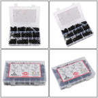 380Pcs Self Tapping Phillips Screws Kits #8 #10 Stainless Steel 410 With Box