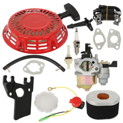 Fit For Honda GX160 GX200 5.5 hp Carburetor Ignition Coil Air Filter Tune Up Kit
