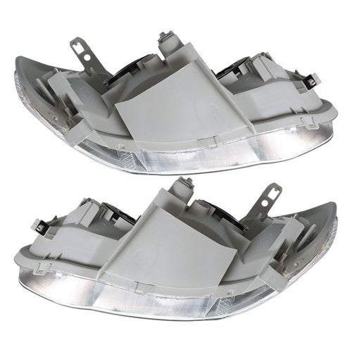 Headlights For Toyota Corolla 2003-2008 LH+RH 1Pair Chrome Housing Clear Lens