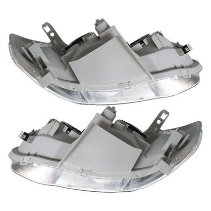 Headlights For Toyota Corolla 2003-2008 LH+RH 1Pair Chrome Housing Clear Lens