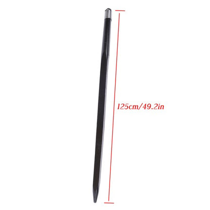 For Tractor 2PCS 49" Square Hay Spike Bale Spear Wide Tine Spike Skid Conus