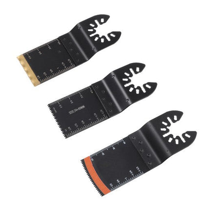 Universal Multi Tool Blades Titanium & HCS Oscillating Saw Blades Set of 105