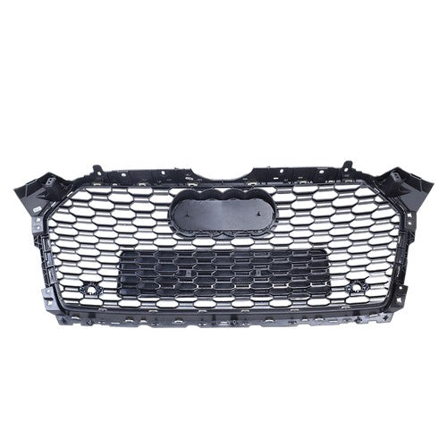 Gloss Black Front Bumper Grille Honeycomb Grill for Audi A5 B9 S5 F5 2017-2019