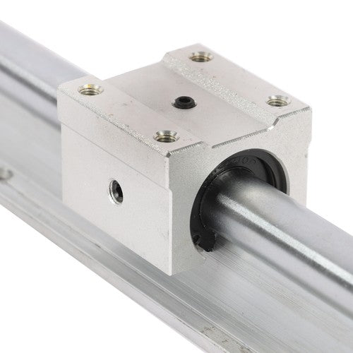 2PCS SBR16-800mm Linear Bearings & 4 PCS SBR16UU Carriage Bearing Blocks New
