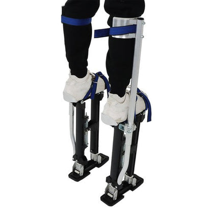 18"-30" Stilt Aluminum Alloy Stilts Adjustable Drywall Stilt Painting Tool Black
