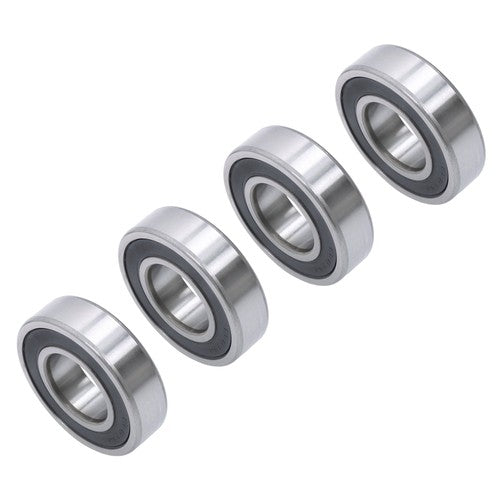 62/28-2RS Deep Groove Ball Bearings 4 Pcs 28mmx58mmx16mm Double Rubber Sealed