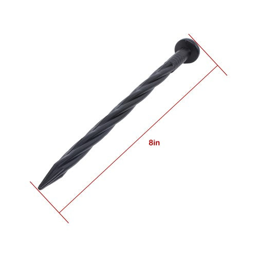 Garden Spiral Landscape Spikes 70PCS 8 Inch Plastic Landscape Anchoring Spikes