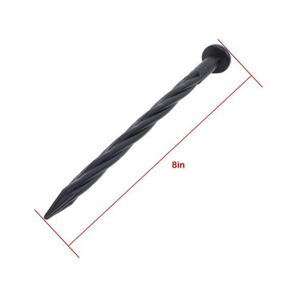 Garden Spiral Landscape Spikes 70PCS 8 Inch Plastic Landscape Anchoring Spikes