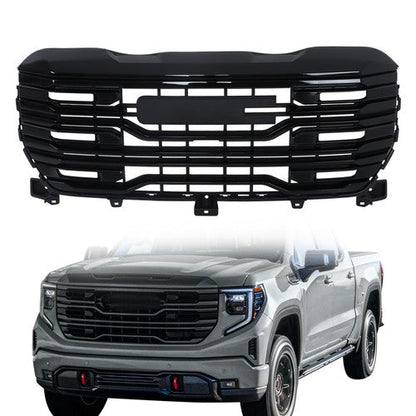 84815160 Suitable For GMC Sierra 1500 2022-2024 Gloss Black Front Bumper Grille