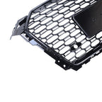 Gloss Black Front Bumper Grille Honeycomb Grill for Audi A5 B9 S5 F5 2017-2019