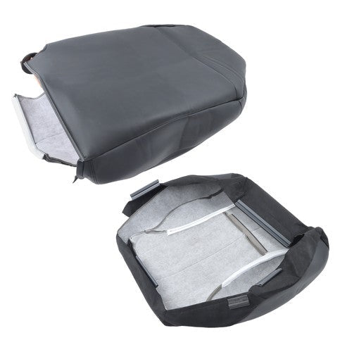 Black Driver Bottom & Top Seat Cover For Dodge Ram 1500 2500 3500 SLT 1998-2002
