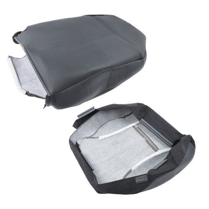 Black Driver Bottom & Top Seat Cover For Dodge Ram 1500 2500 3500 SLT 1998-2002