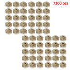 7200Pcs 1-3/4" �� 0.12" 15 Degree Coil Roofing Nail 3/8" Head Diameter Galvanized