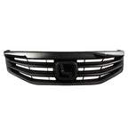 Front Bumper Upper Gloss Black Mesh Grill Grille for 2011 2012 for Honda Accord