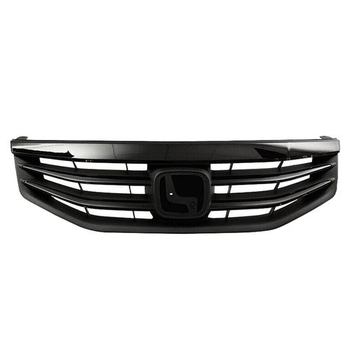 Front Bumper Upper Gloss Black Mesh Grill Grille for 2011 2012 for Honda Accord