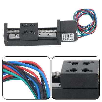 50mm T-type ball screw slide module, T6x1 linear actuator NEMA 11-step motor