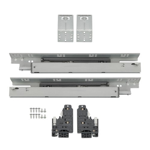 1 Pairs Undermount Drawer Slides 15 inch Undermount Soft Close Drawer Slides