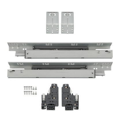 1 Pairs Undermount Drawer Slides 15 inch Undermount Soft Close Drawer Slides