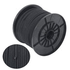 3/16 Inch x 500 Feet Hollow Braid Polypropylene Rope  ��������������������������� Black���������������������������750 Pounds