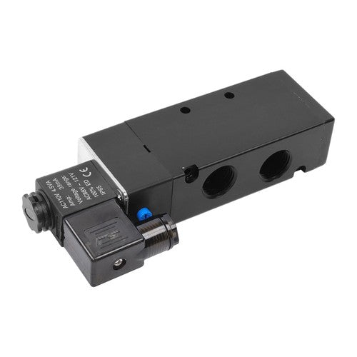 1/2" Inch 5 Way Pneumatic Directional Control Electric Solenoid Valve 110V AC