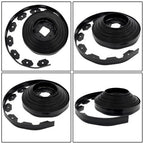40FT Garden Edge Lawn Grass Stone Isolation Strip 16pcs Anchoring Spik New