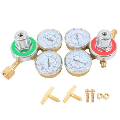 Brass Oxygen Regulator CGA540 + Acetylene Regulator CGA-200 Fit For Victor