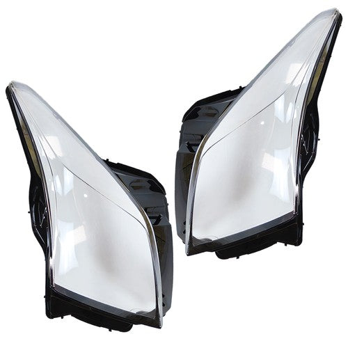 Front Headlight Lamp Lens Cover Side For Cadillac ATS 2013-18 Left+Right