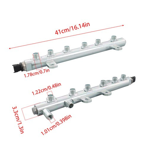 6754-71-1210 Fuel Common Rail Fit For Komatsu Excavator PC200-8 PC220-8 PC210