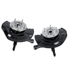2× Steering Knuckle & Wheel Hub Bearing Assembly For Honda CR-V L4 2.4L 2007-09