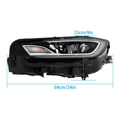 Headlights Replacement Fit For Chrysler Pacifica 2021-2023 LH+RH Clear Lens LED