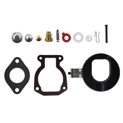 2× 398453 Carburetor Carb Kit W/ Float For Johnson Evinrude 9.9HP 15HP 1974-1988
