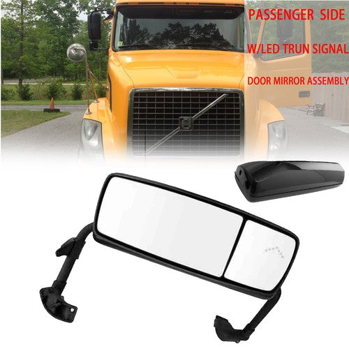 2016-2017 Volvo VNL RH Power Heated Mirror with Signal