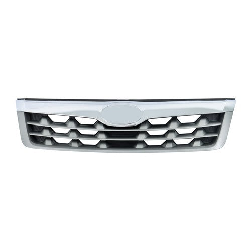 Front Bumper Upper Grille Replacement Plastic Gray For Subaru Forester 2011-2013