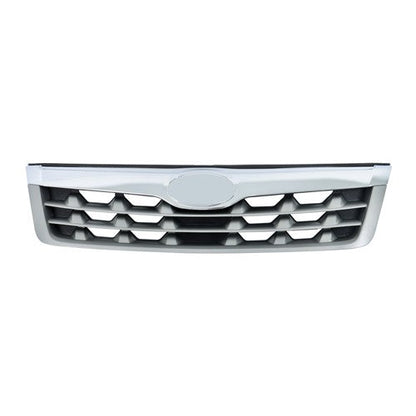 Front Bumper Upper Grille Replacement Plastic Gray For Subaru Forester 2011-2013