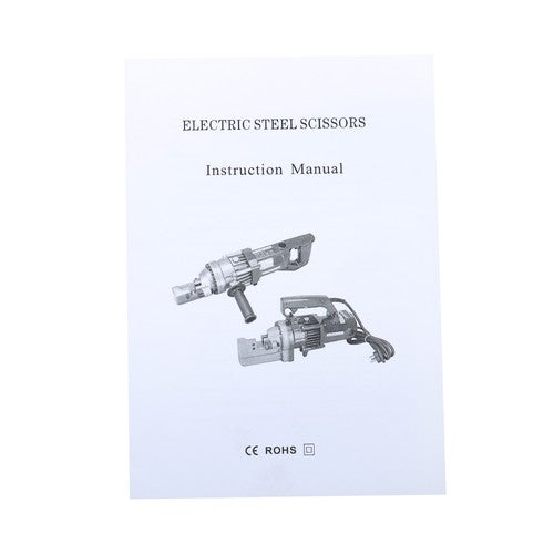 RC-25mm 1700W 1" 4-25mm Electric Hydraulic Rebar Cutter Piston Ergonomic