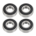 4Pcs 63/28-2RS Bearings 28×68×18mm Double Rubber Seals Deep Groove Ball Bearing