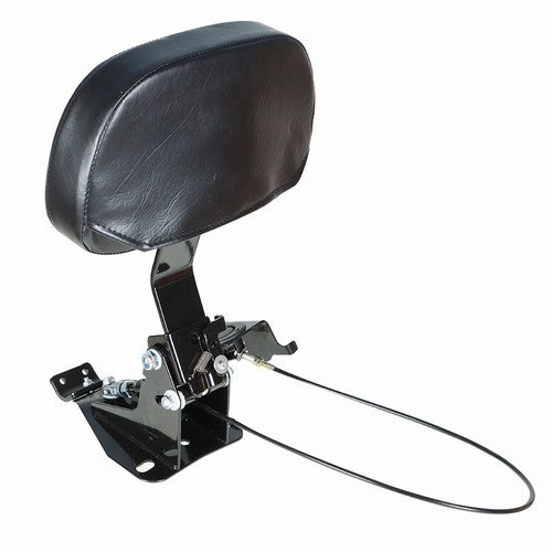 Fit For Touring FLHT FLHX Adjustable Rider Driver Backrest Pad W/Mounting Kit