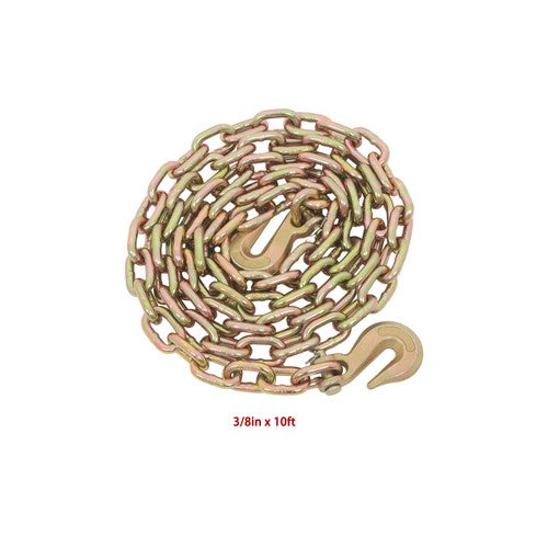 Chain and Bundle Kit Steel Red 3/8in-1/2in×10ft G80 Width 24-31in Steel 9215lbs