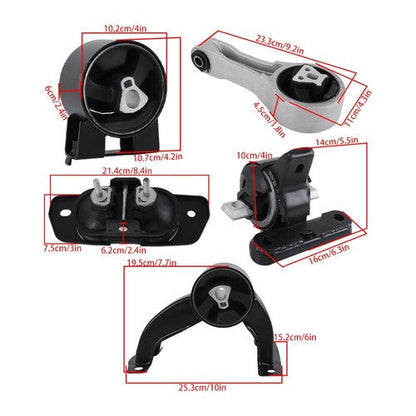 5Pcs Engine Mounts&Transmission Mount 5147774ac For 10-14 Dodge/11-14 Chrysler