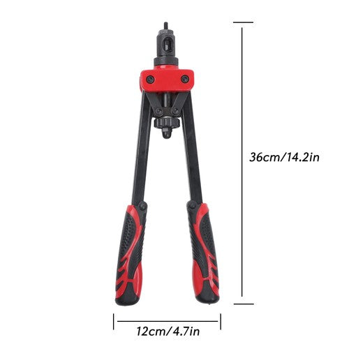 Rivet Nut Tool Kit,14" Rivnut Tool Kit with 100PCS Rivet Nuts,7 Metric Mandrels