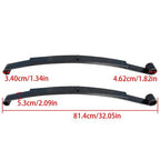 Heavy Duty Rear 2 Leaf Spring Kit With Bushing & Sleeves For EZGO RXV Golf Cart