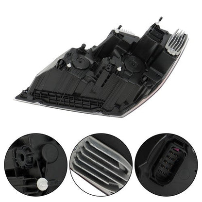 Right Headlight Assembly Black With LED Fit For Freightliner Cascadia 2018-2023