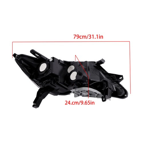 Headlights Assembly Set For Nissan Pathfinder 2017-2020 Halogen W/LED DRL Pair