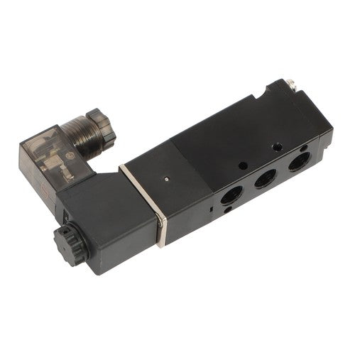1/8'' 5 Port, 2 Position Pneumatic Solenoid Valve, 110V AC Coil, Air Return